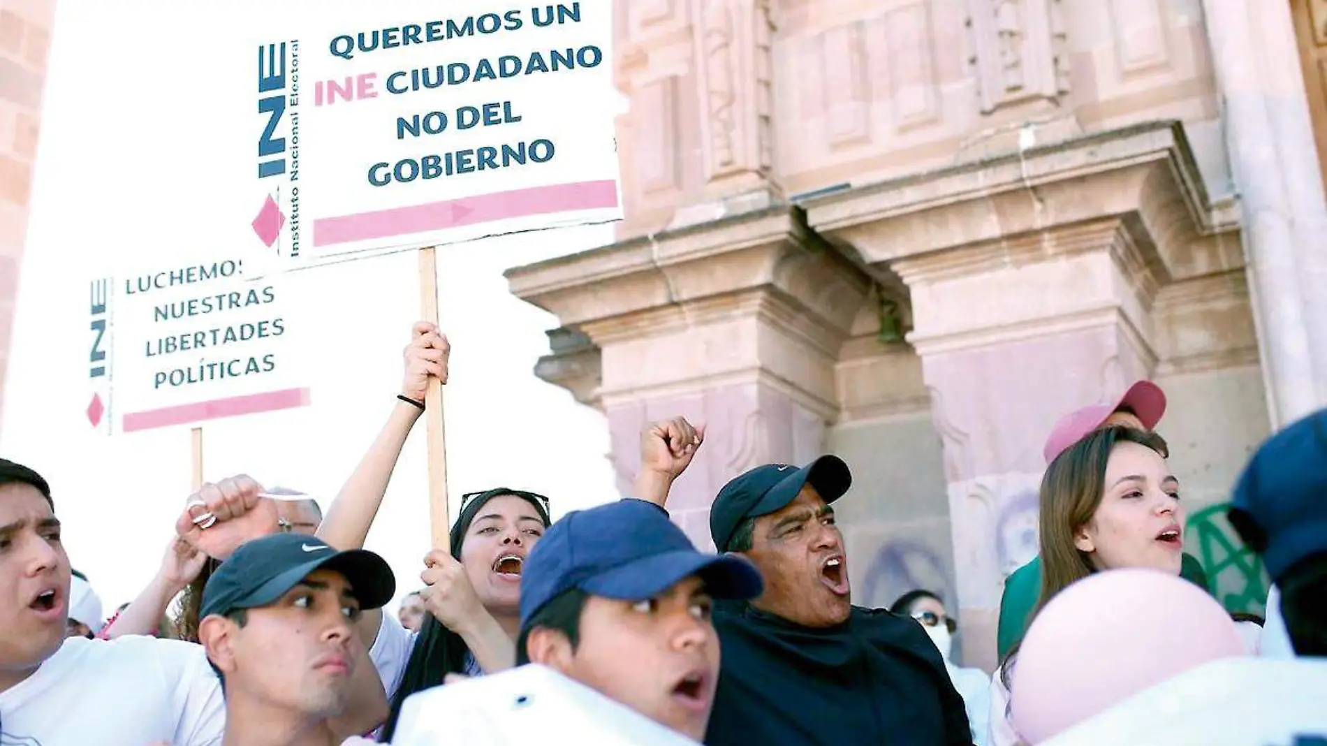 Marcha en defensa del INE Zacatecas